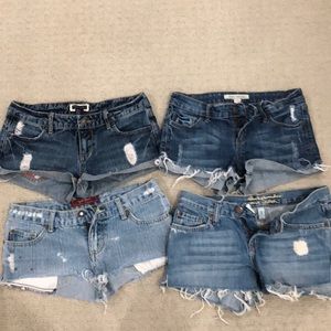 Bundle jean shorts like new
